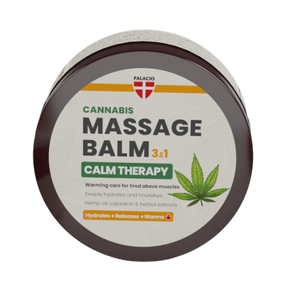 Baume de Massage Calm 3-en-1 Chauffant à l'Huile de Chanvre Palacio - CBDelys