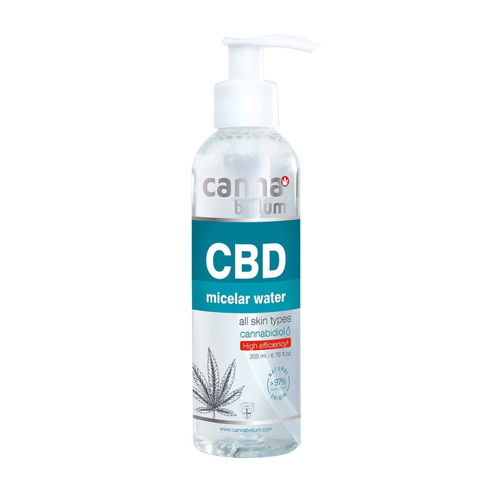 Eau Micellaire CBD – Nettoyant Visage Doux, 200 ml Cannabellum - CBDelys