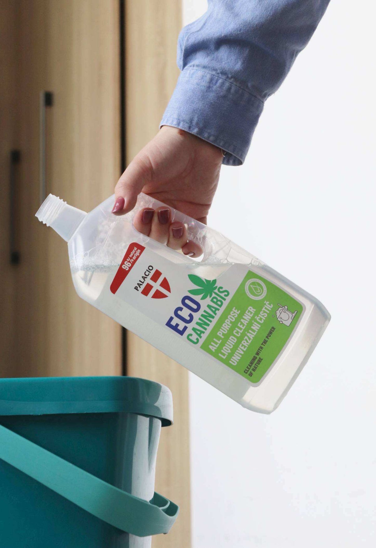 EcoCannabis – Nettoyant Multi-Usages au Chanvre, 1000 ml Palacio - CBDelys