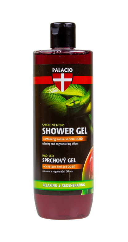 Gel douche au venin de serpent 500 ml, peau détendue PALACIO - CBDelys
