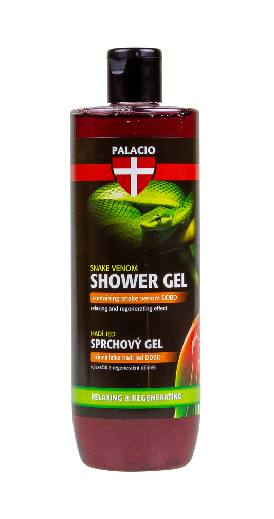 Gel douche au venin de serpent 500 ml, peau détendue PALACIO - CBDelys