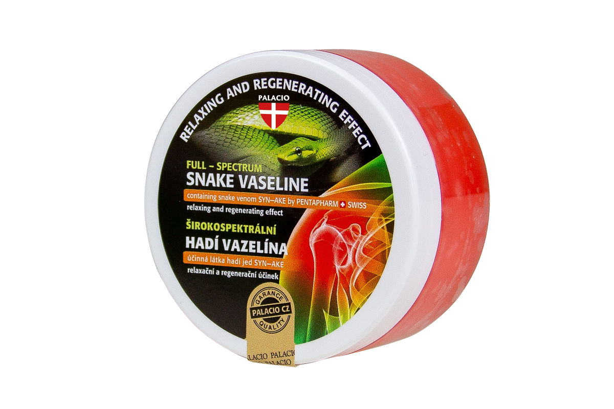 Vaseline au venin de serpent SYN-AKE 100 ml, massage & détente PALACIO - CBDelys