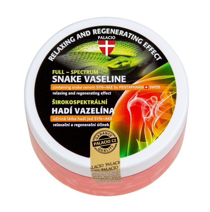 Vaseline au venin de serpent SYN-AKE 100 ml, massage & détente PALACIO - CBDelys