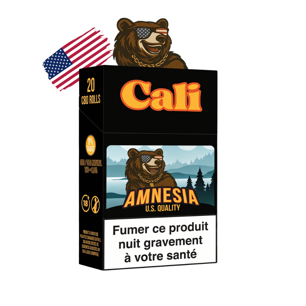 Cigarette CBD Cali U.S. Quality Amnesia, 20 CBD Rolls - CBDelys