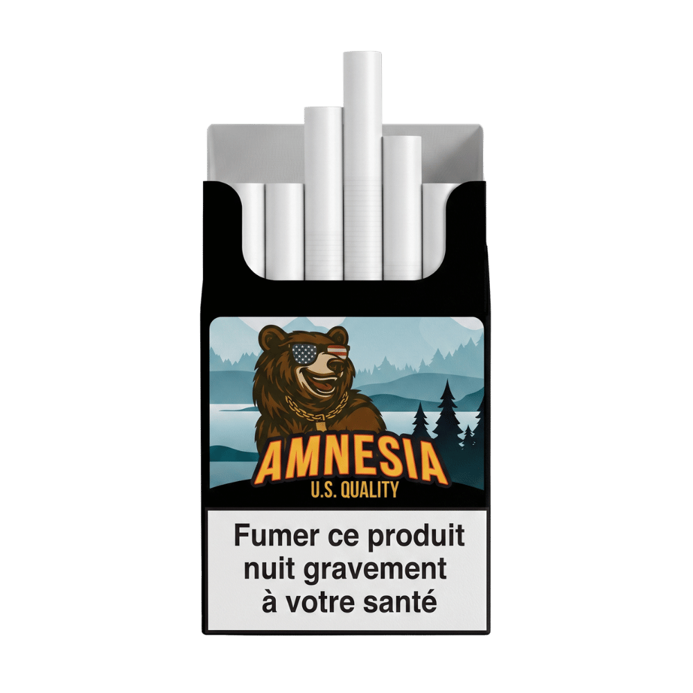 Cigarette CBD Cali U.S. Quality Amnesia, 20 CBD Rolls - CBDelys
