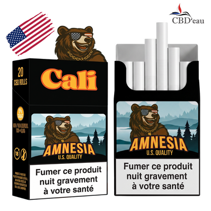 Cigarette CBD Cali U.S. Quality Amnesia, 20 CBD Rolls - CBDelys