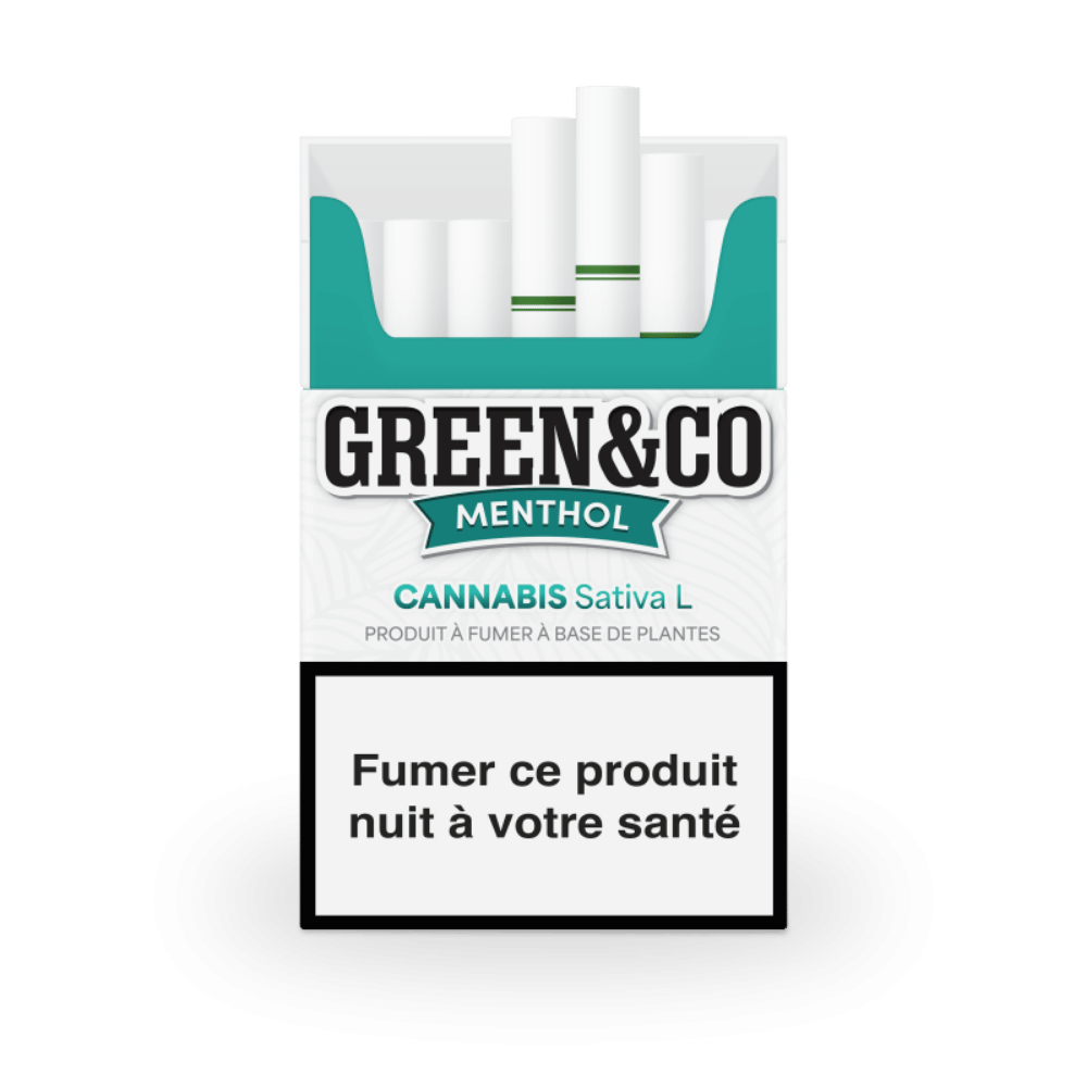 Cigarette CBD Menthol Green&Co - CBDelys