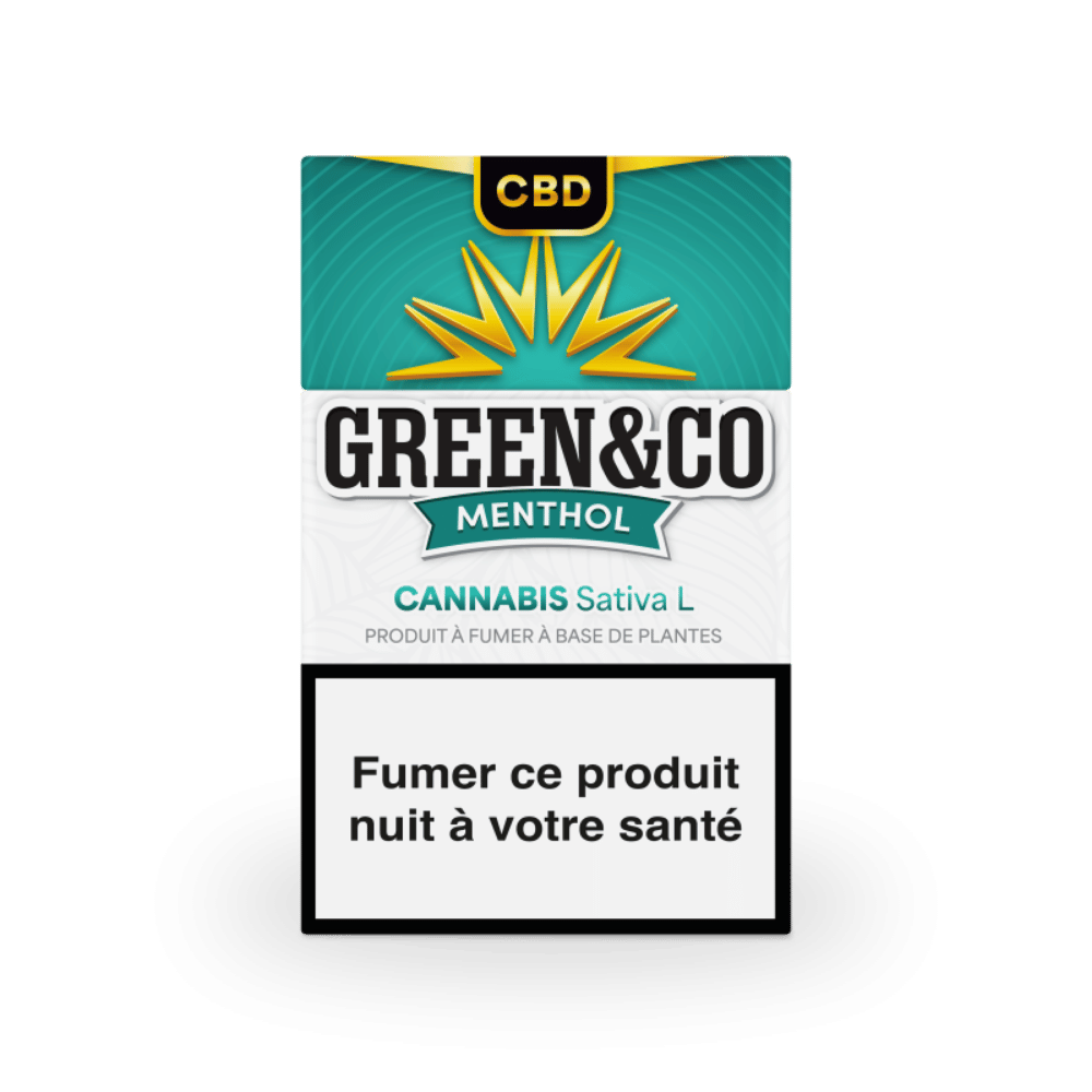 Cigarette CBD Menthol Green&Co - CBDelys