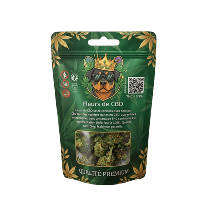 Fleur de CBD Lemon Haze 10g préemballée – détail 3