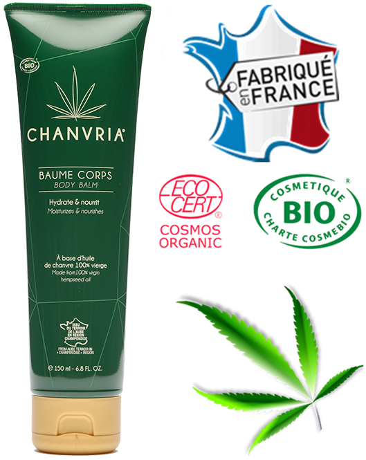 Baume corps huile de chanvre bio | CHANVRIA - CBDelys