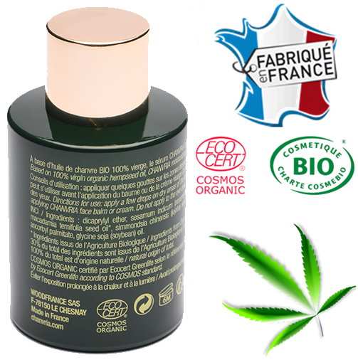 Sérum huile de chanvre bio | CHANVRIA - CBDelys
