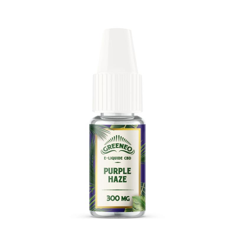E-liquide CBD Purple Haze – GREENEO sans nicotine (500 mg) – 10 ml