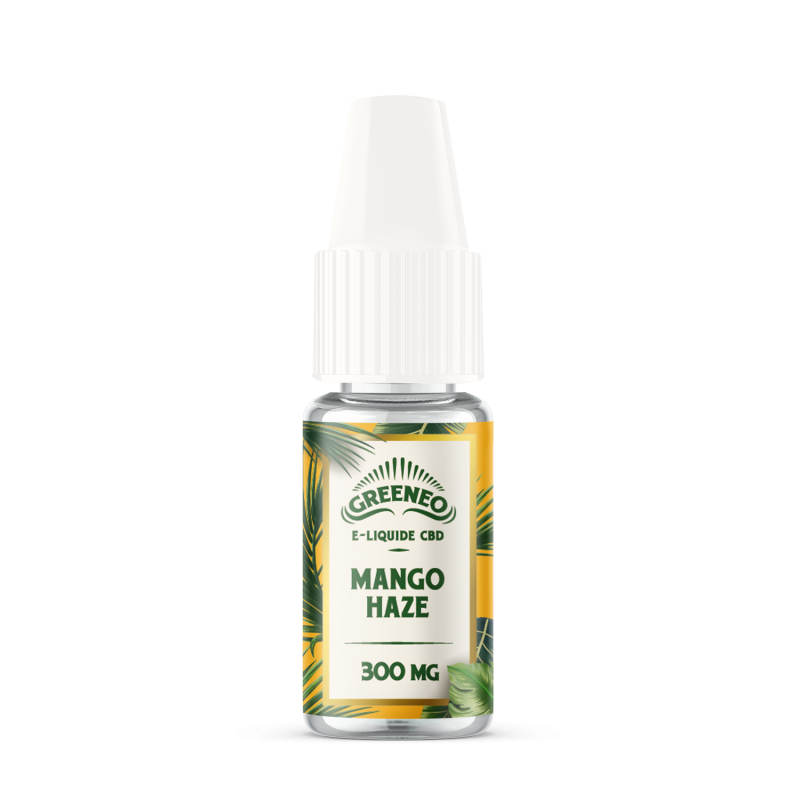 E-liquide CBD Mango Haze – GREENEO sans nicotine – 10 ml – vue principale